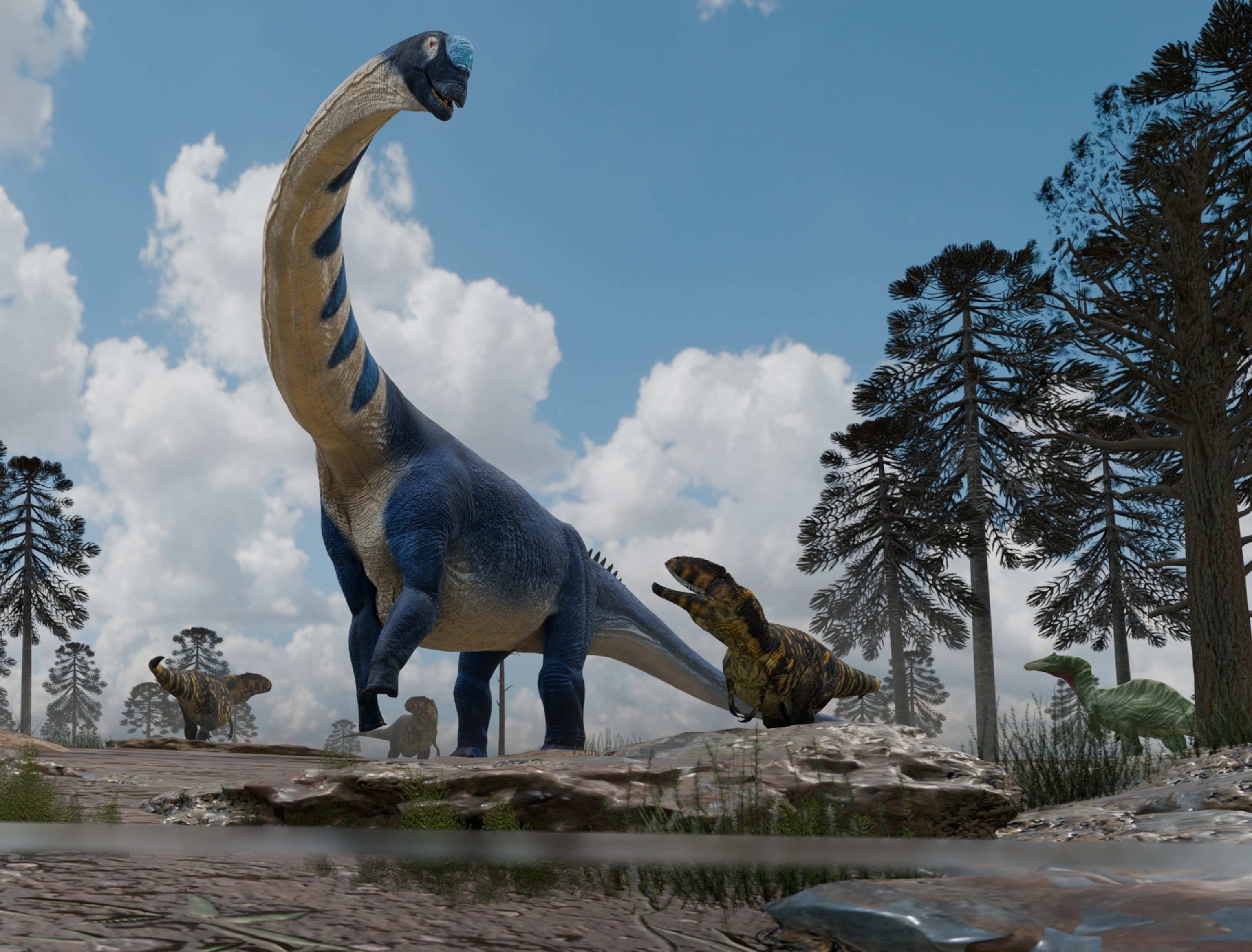 A new species offers a clue to the boom of giant dinosaurs